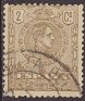 Spain 1909 Alfonso XIII 2 CTS Castaño Edifil 267. 267 us. Subida por susofe